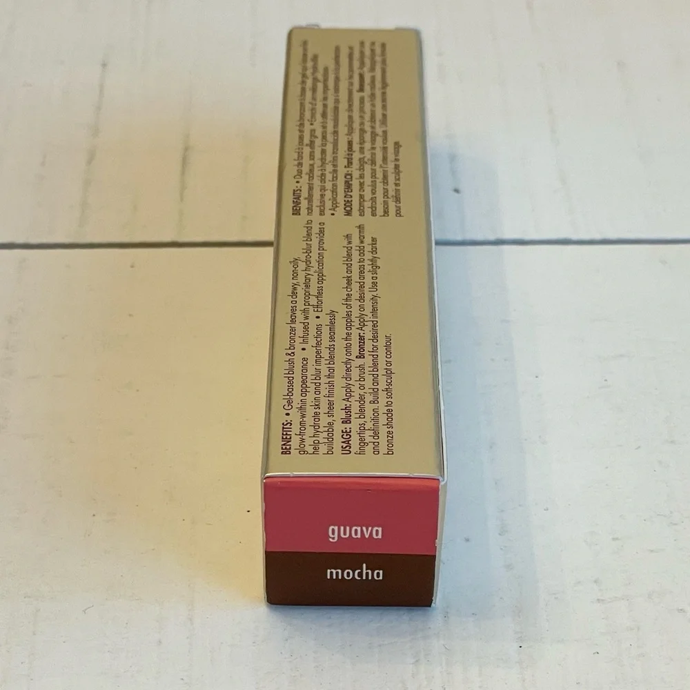 Stila Dual-Ended Stick Hydro-Blur Cheek Duo Blush & Bronze - Guava & Mocha Shade